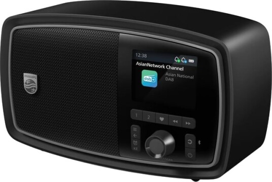 Philips The Janet DAB+ Bluetooth Bærbar Retroradio Svart