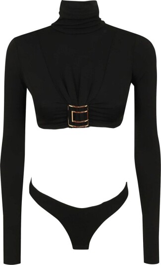 Elisabetta Franchi Dame Topper Svart S,