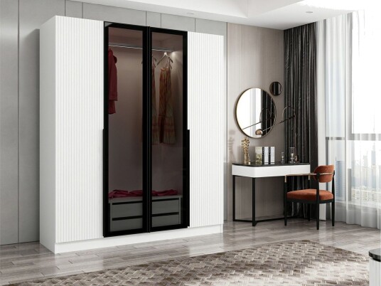 Fruitland Garderobe 180 cm - Hvit