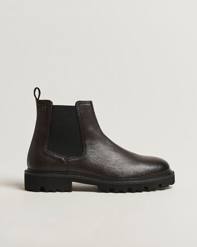 Boss BLACK Julyo Leather Chelsea Boot Dark Brown Boss BLACK Julyo Leather Chelsea Boot Dark Brown