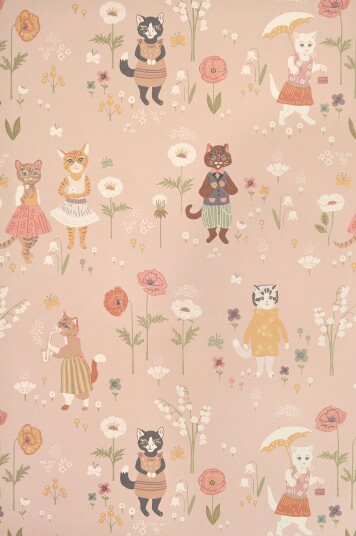 Majvillan Tapet Catwalk Sweet Pink