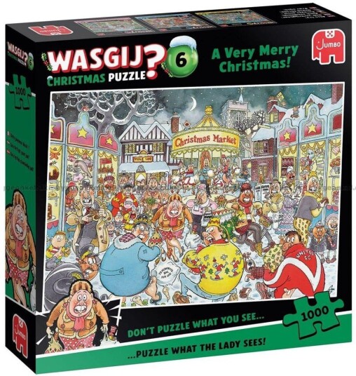 Wasgij Christmas 6 Puslespill   1000 Brikker   En veldig god jul