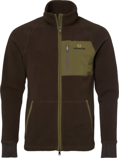 Chevalier Men"s Pax Light Pile Jacket  Leather Brown S