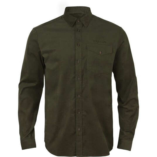 Härkila Kaldfjord skjorte i kordfløyel Willow green 4XL Härkila Kaldfjord skjorte i kordfløyel Willow green 4XL
