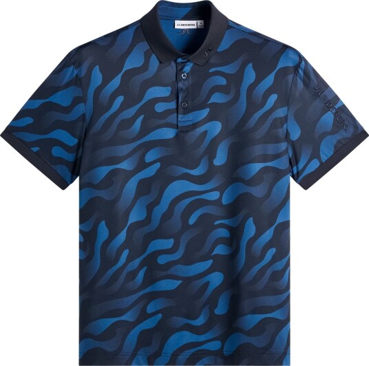 J. Lindeberg Tour Tech Print Polo BUNKER FADE NAVY SET M M J. Lindeberg Tour Tech Print Polo BUNKER FADE NAVY SET M M