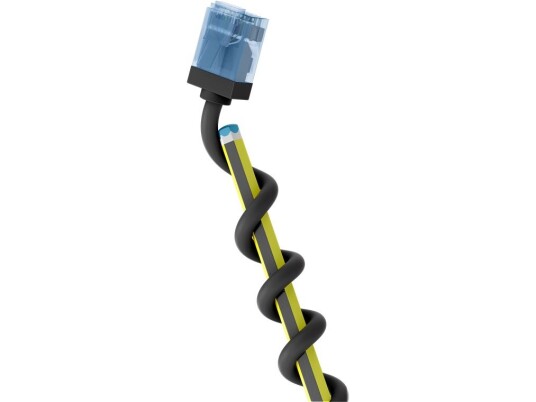 Goobay 74231 0,25 M Cat6a U/Utp Utp Rj-45 Rj-45 Sort