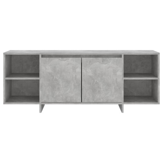 vidaXL TV-benk betonggrå 130x35x50 cm sponplate