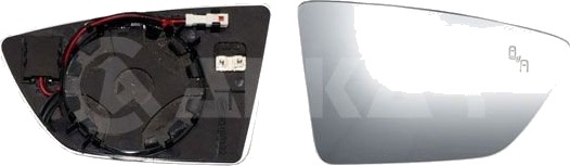 Speilglass, ytterspeil ALKAR 6432811 Speilglass, ytterspeil ALKAR 6432811