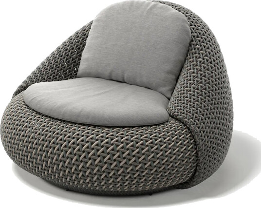 Dedon ATOLO loungestol C3A verdraut onyx 0228 pine silver 0229