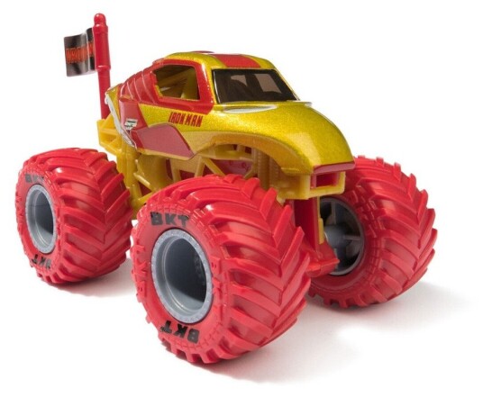 Monster Jam Monster Truck Legetøysbil 1:64 3+ år Marvel Iron Man