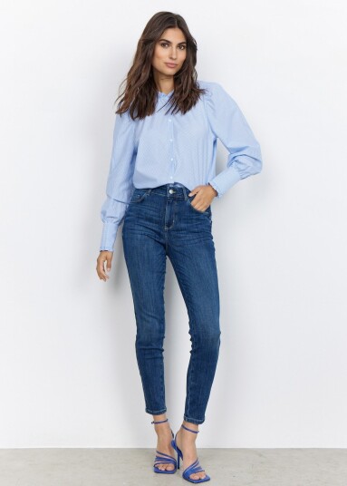 Soya Concept Sc Kimberly Patrizia 10 B Dark Blue Denim 27 Hverdagsbukser