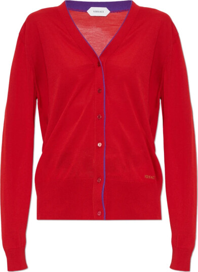 Versace Dame Strikkevarer Rød M, Versace Dame Strikkevarer Rød M,