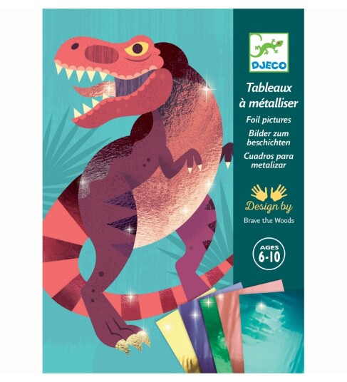 Djeco Kreative Æske Foliebilleder Jurassic Djeco Kreative Æske Foliebilleder Jurassic