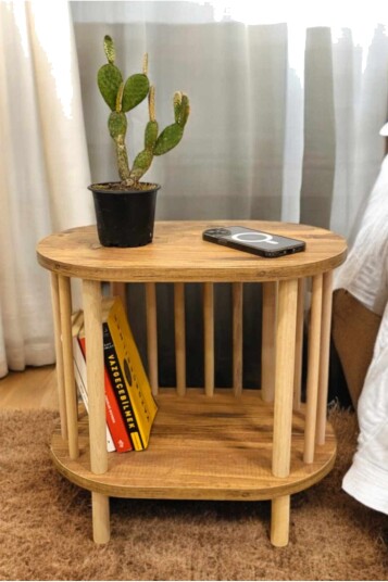 Sidebord Hanah Home Pika (45 x 43 x 30 cm) Furu - Furu