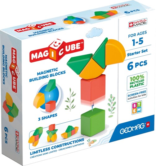 Geomag Magicube Startsett Byggesett 6 Deler Geomag Magicube Startsett Byggesett 6 Deler