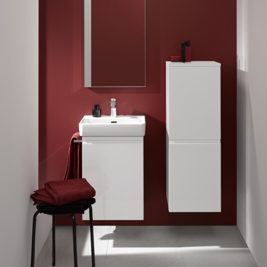 LAUFEN PRO S SERVANT 45X34 CM U/ARMATURHULL LCC HVIT
