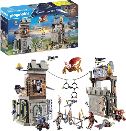 Playmobil Novelmore Turneringsarena med Burnham Raiders - Lekesett for barn fra 4 år