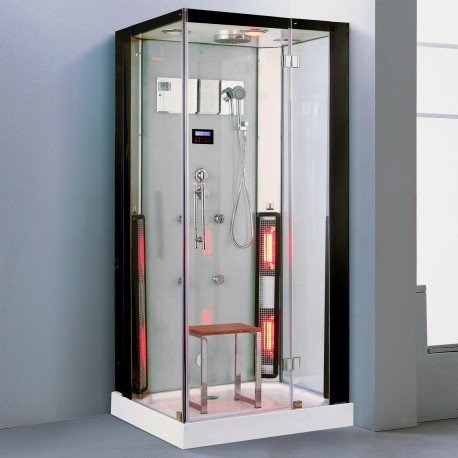 Steamdusj med IR-sauna K081 100x90x215 cm