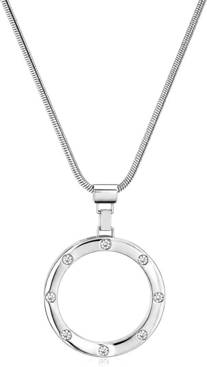 Bud To Rose Celebrate Necklace Gold   Silver   ONE SIZE