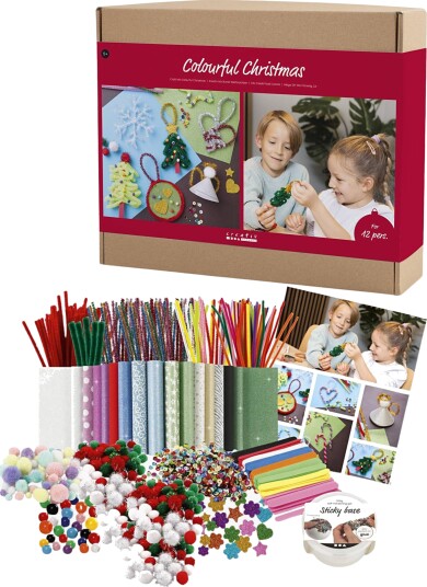 Creativ Company DIY Hobbysett Fargerik Jul