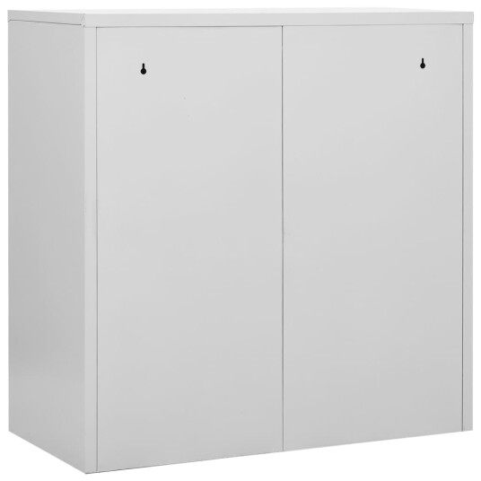 vidaXL Oppbevaringsskap 5 stk lysegrå og grønn 90x45x92,5 cm stål