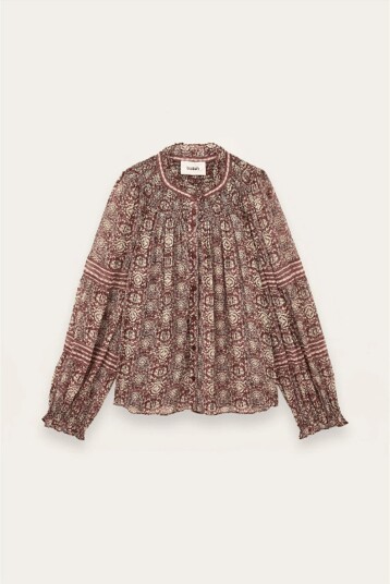 ba&sh Shirt Denna BURGUNDY 40