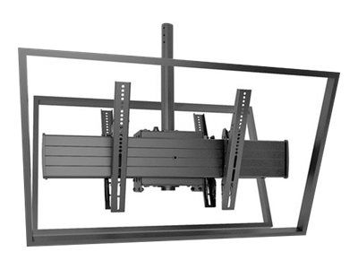 Chief Fusion X-Large Single Display Mount - For Displays 55-100" - Black monteringskomponent - for 2 LCD/plasma-paneler - svart