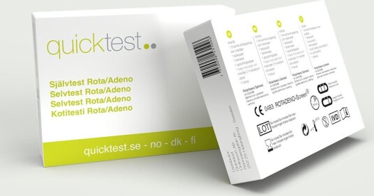 Quicktest Sverige Selvtest for rotavirus/adenovirus