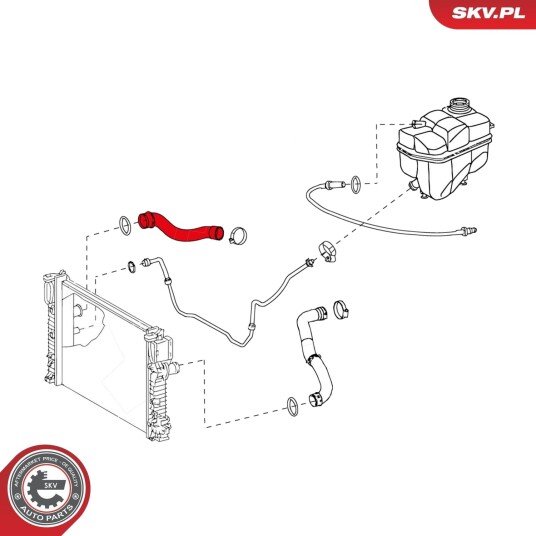 Radiatorslange ESEN SKV 24SKV290
