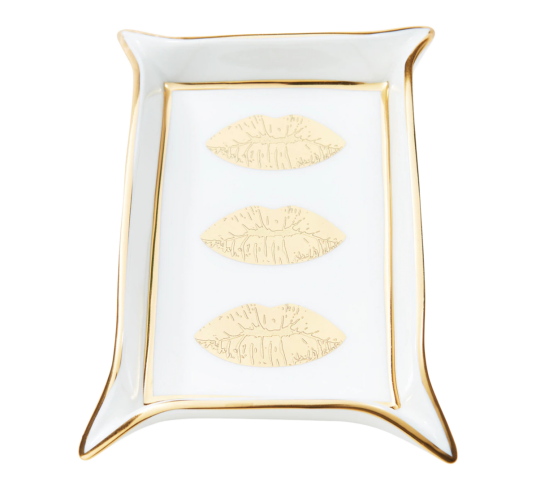 Lips Valet Fat Hvit/Gull Lips Valet Fat Hvit/Gull