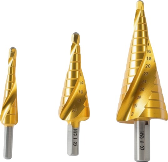 CutFix Trinnborsett HSS 4-12/4-20/4-32mm 3 Deler