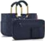 Reisenthel Loopshopper L, Handlekurv, Blå, Polyester, Monokromatisk, 15 L, 460 Mm