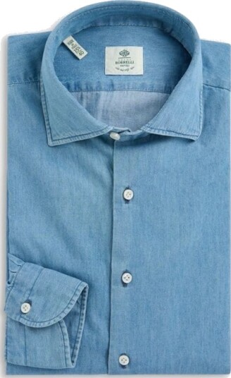 Luigi Borrelli Denim Shirt Ligth Denim Luigi Borrelli Denim Shirt Ligth Denim
