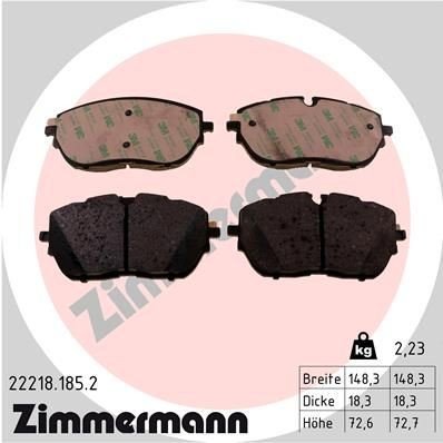 Bremseklosser ZIMMERMANN 22218.185.2 Bremseklosser ZIMMERMANN 22218.185.2