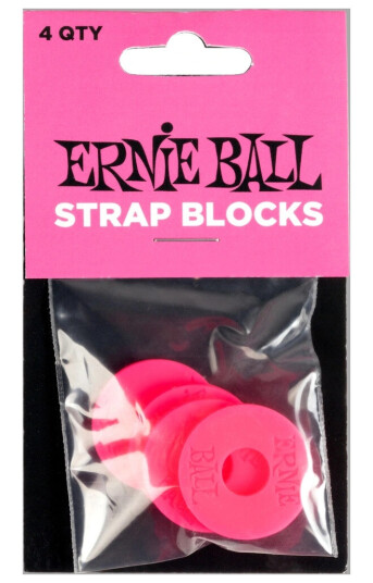 Ernie Ball EB 5623 Strap Blocks Rosa 4 pc