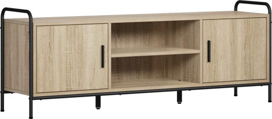 vidaXL TV skap 133 x 33 x 50 cm Sonoma eik Konstruert tre