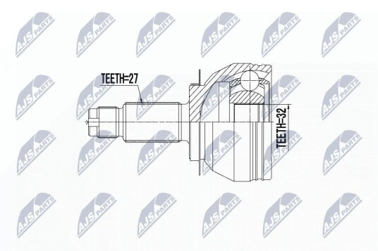 Nty Drivknute drivaksel NTY NPZ SB 026