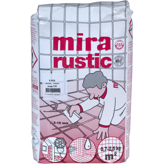 MIRA RUSTIC 121 MØRK GRÅ 6KG