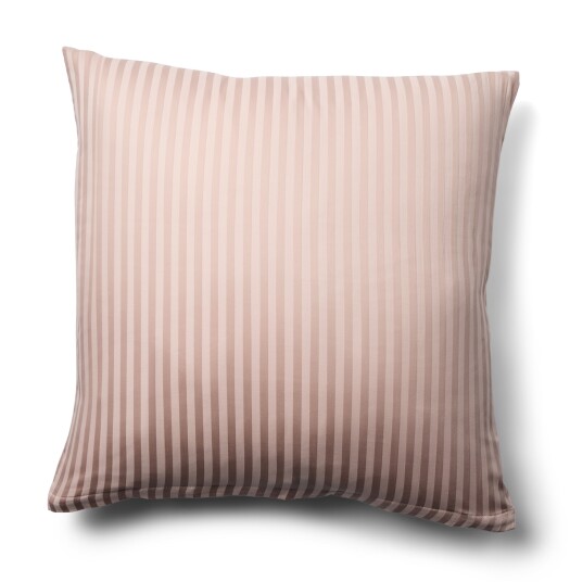 Borg Living Putetrekk - 100% Bomullssateng - Stripet Rosa - 60x63cm