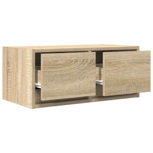 TV benker 2 stk sonoma eik 60x31x25,5 cm konstruert tre TV benker 2 stk sonoma eik 60x31x25,5 cm konstruert tre