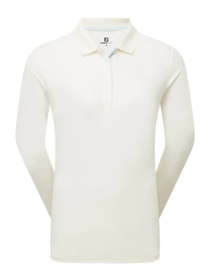 FootJoy Ts L/S Shirt - White - XXL