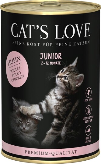 Cat'S Love Våtfôr Junior Kylling 24 X 400 G