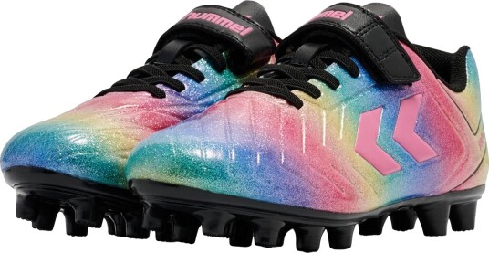 Hummel Fotballsko   Topp Star F. G. 2.0 VC Jr   Rosa A Boo   Hummel   28   Fotballsko Blå Grønn Gul Rød Svart Turkis