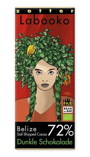Zotter Labooko 72% Belize Sail Shipped Cacao""