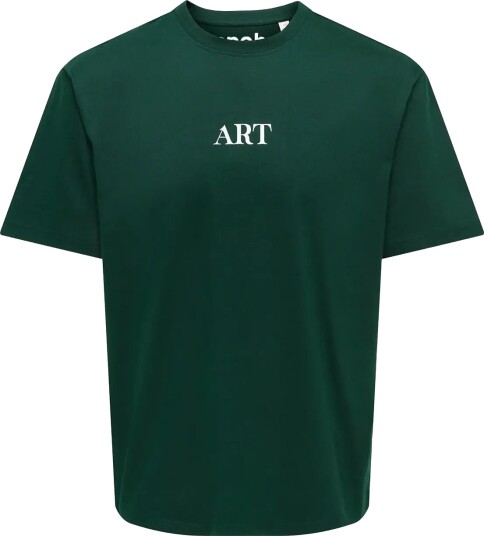 ONLY & SONS Onsart Life Rlx Ss Lic Tee Green S