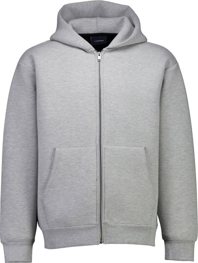 Lindbergh Minimal Zip Hoodie Grey S