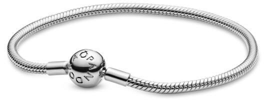 Pandora, Moments smooth 925 sølvarmbånd, 20 cm Pandora, Moments smooth 925 sølvarmbånd, 20 cm