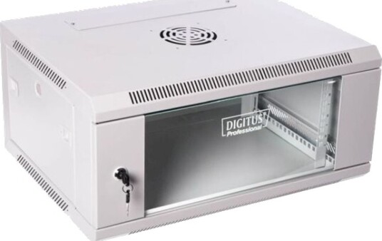 Digitus Professional Dn-W19 06U 450 Skap Veggmonterbar Grå Ral 7035 6U 19"