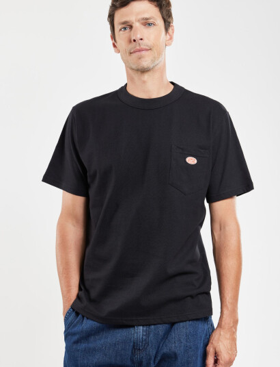 Armor Lux Basic Pocket T-Shirt Héritage - Black - S