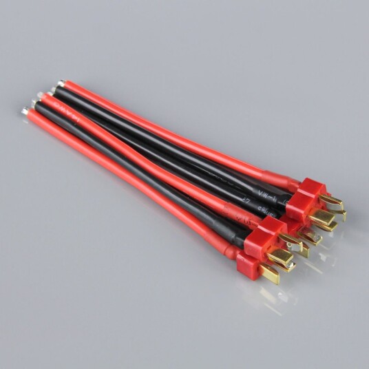 PIGTAIL CONNECTOR PACK DEANS MALE 4IN LEAD 12AWG 100MM 